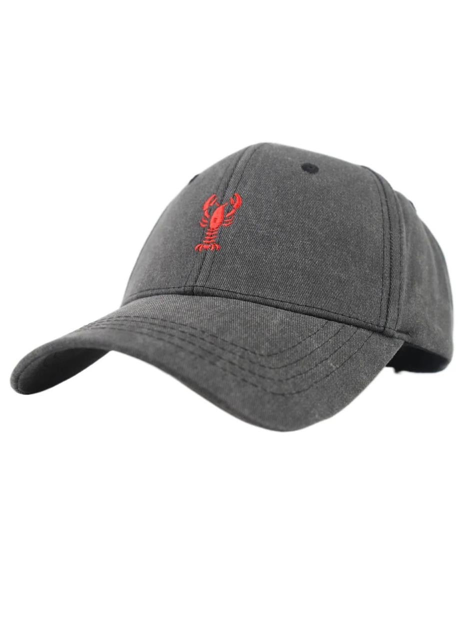 Grey Hat With Embroidery