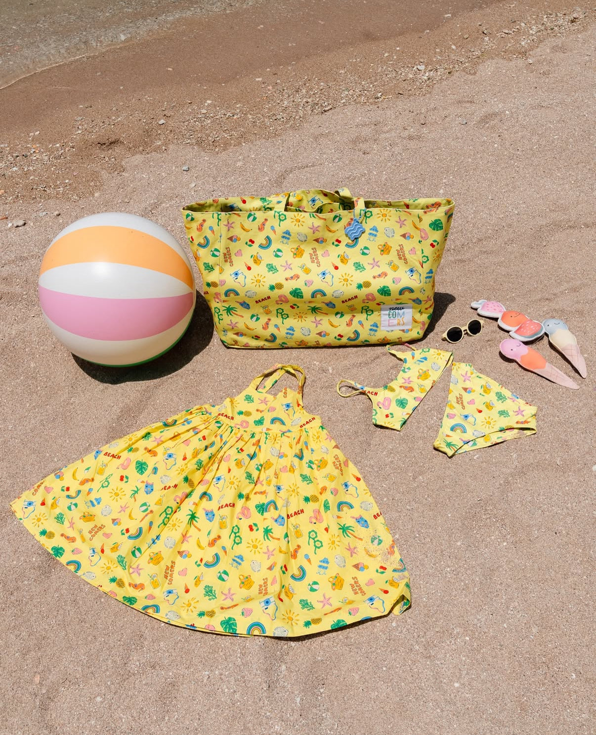 Yellow Beach Dress
