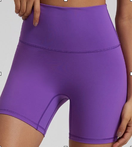 Strappy Set Purple - Short&Bra