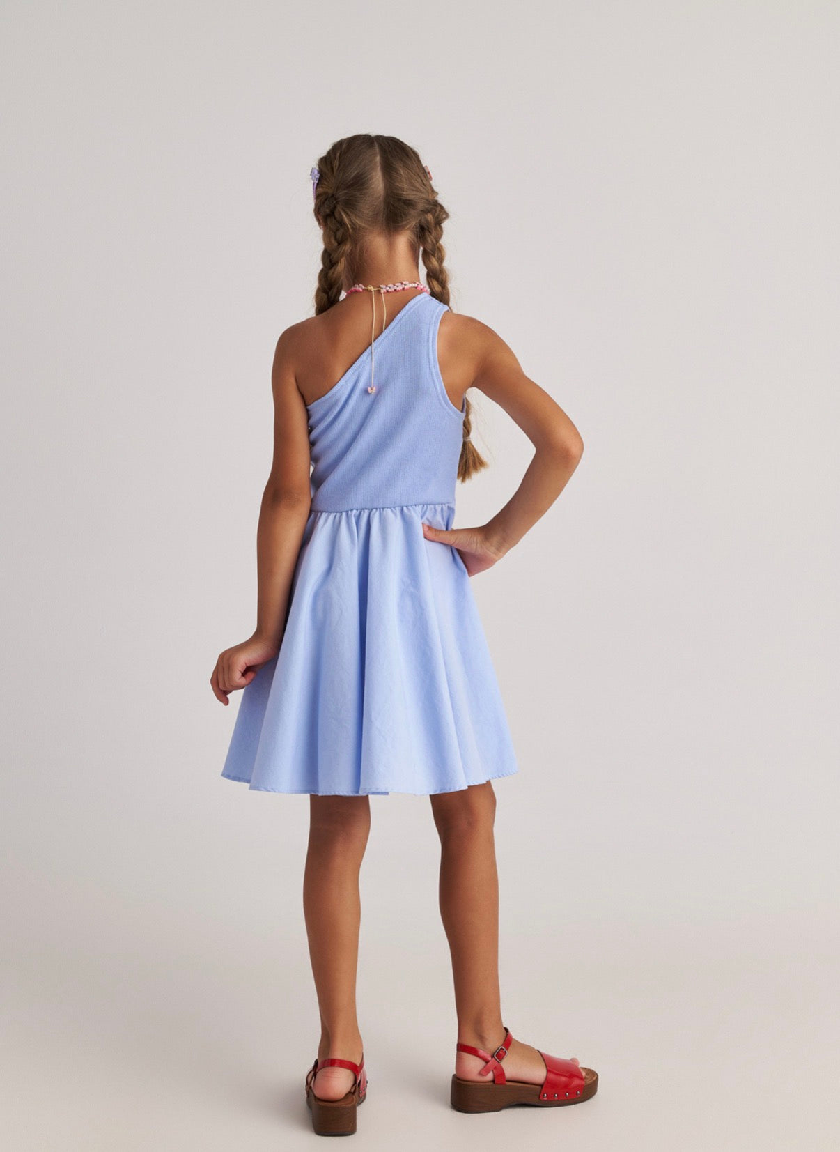 Simple Idea Ballerina One Shoulder Dress