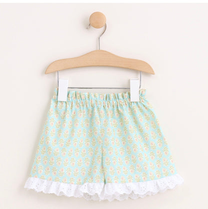Short&Blouse - Vert et Jaune