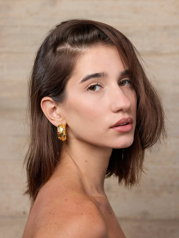 Les Gourmandes Gold Earrings