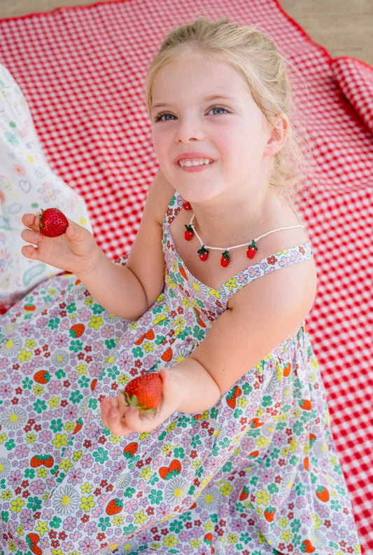 Ava Strawberry Dress