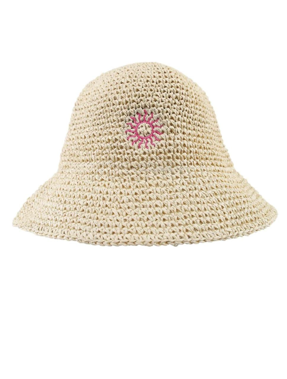 Hat with embroidery