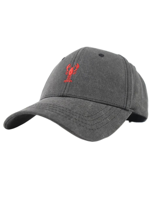 Grey Hat With Embroidery