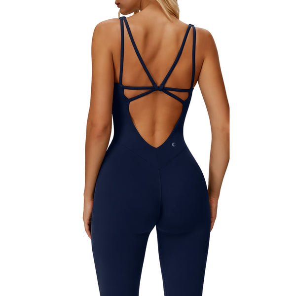 Nura Navy Jumpsuit