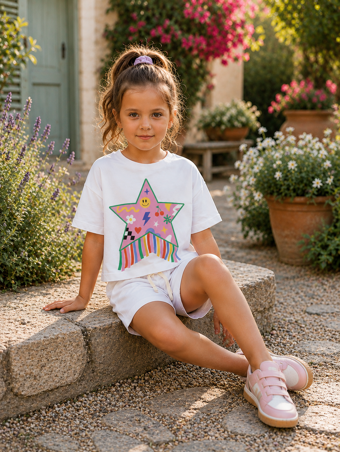 Star Fringes White Set