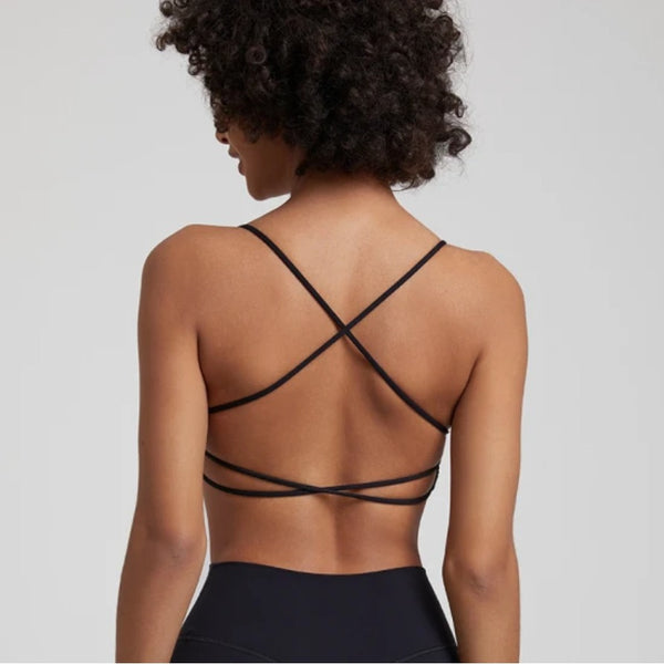 Strappy Set Black - Legging&Bra