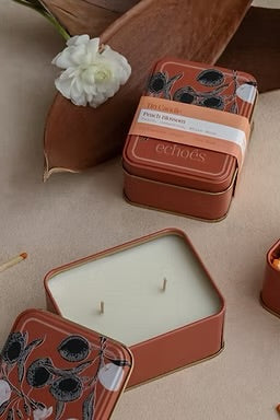 Peach Blossom Tin Candle 200 gr