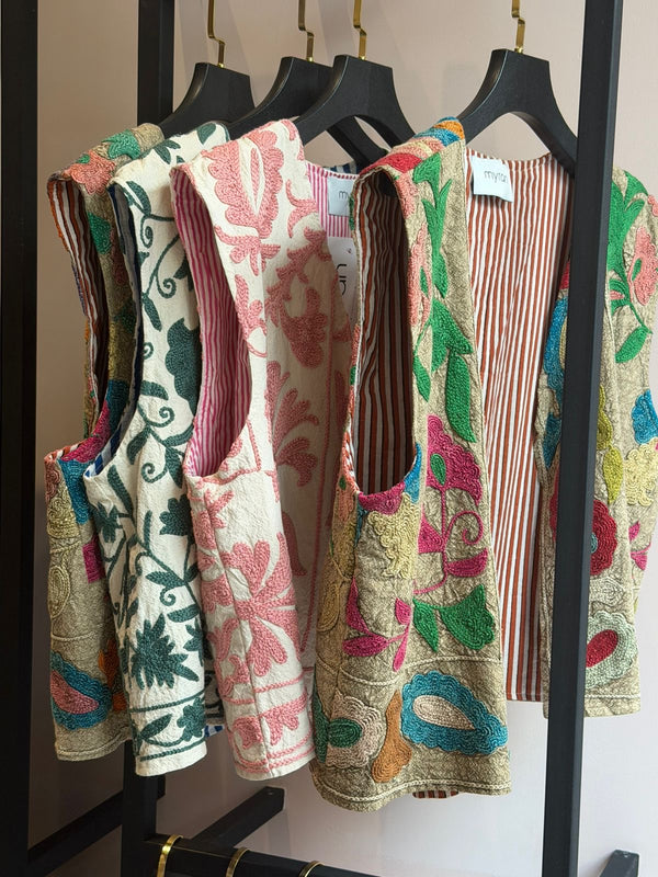 Embroidered Gilet