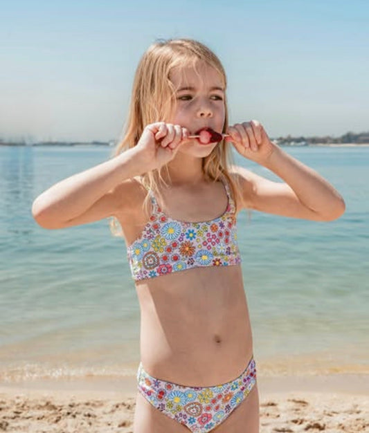 All Over Floral Swimsuit Two Pieces