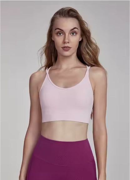 Harmony Set Pink Bra & Rose Legging