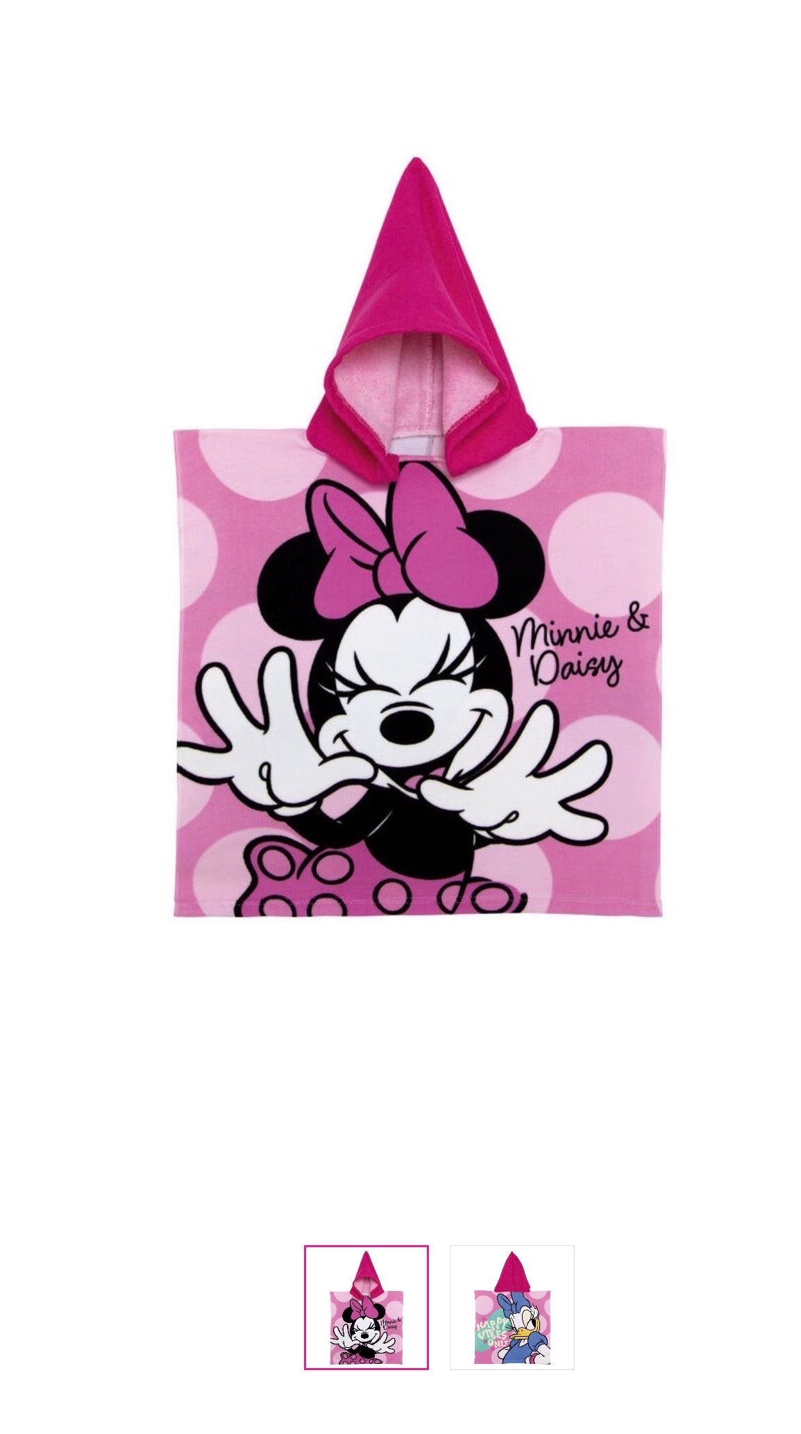 Minnie Mouse Towel Poncho