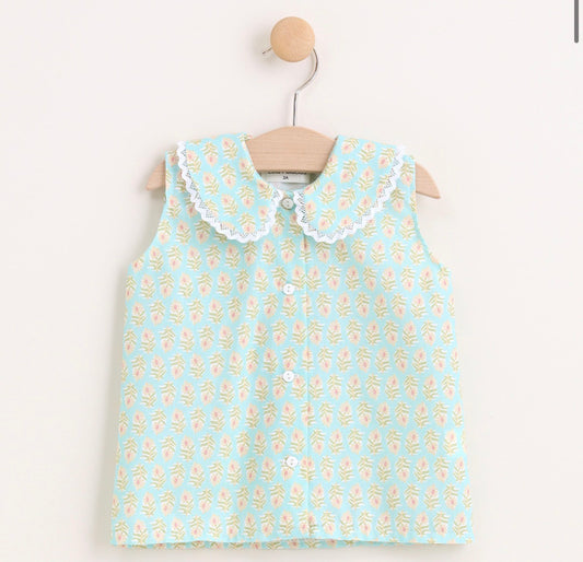 Short&Blouse - Vert et Jaune