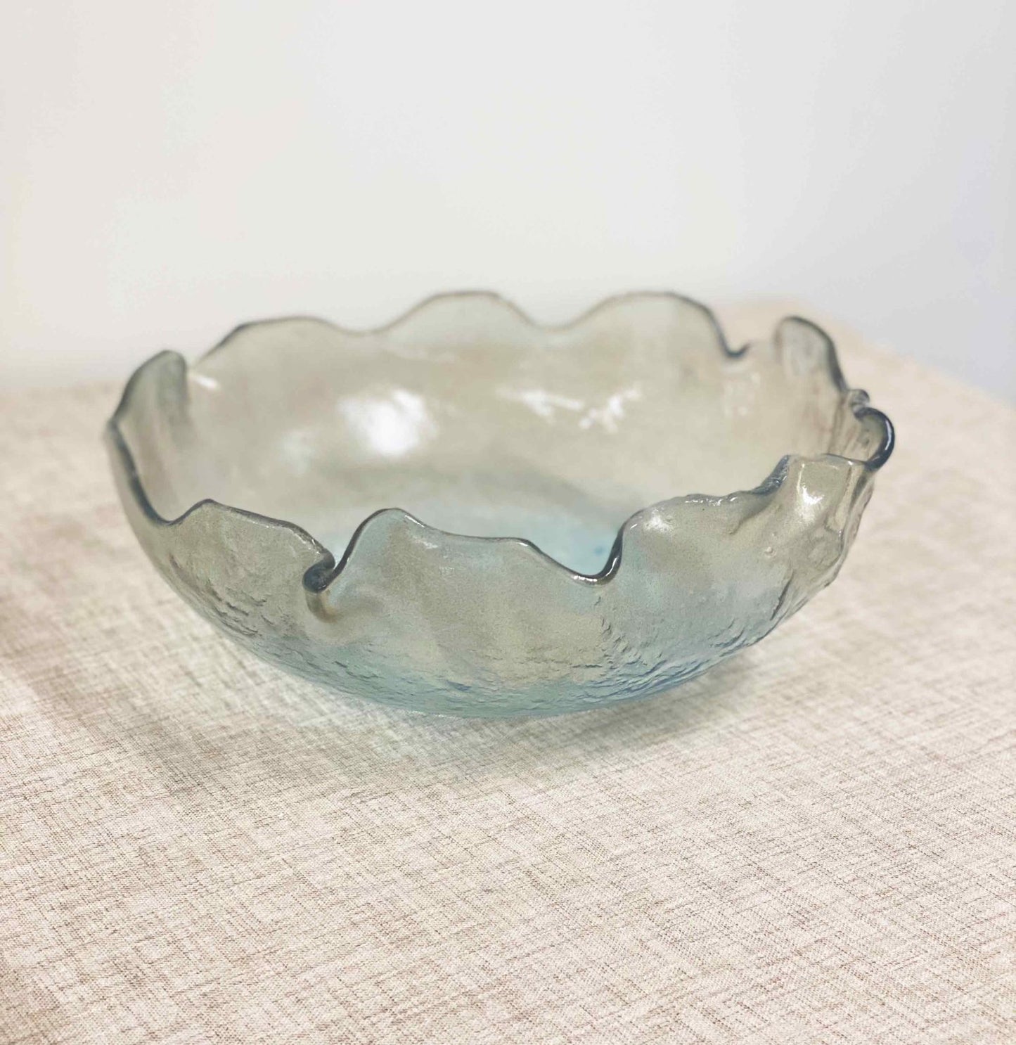 Salad Bowl with irregular design and servers