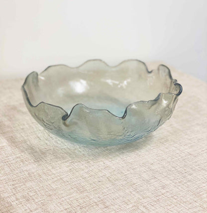 Salad Bowl with irregular design and servers